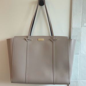 Lilac leather Work bag